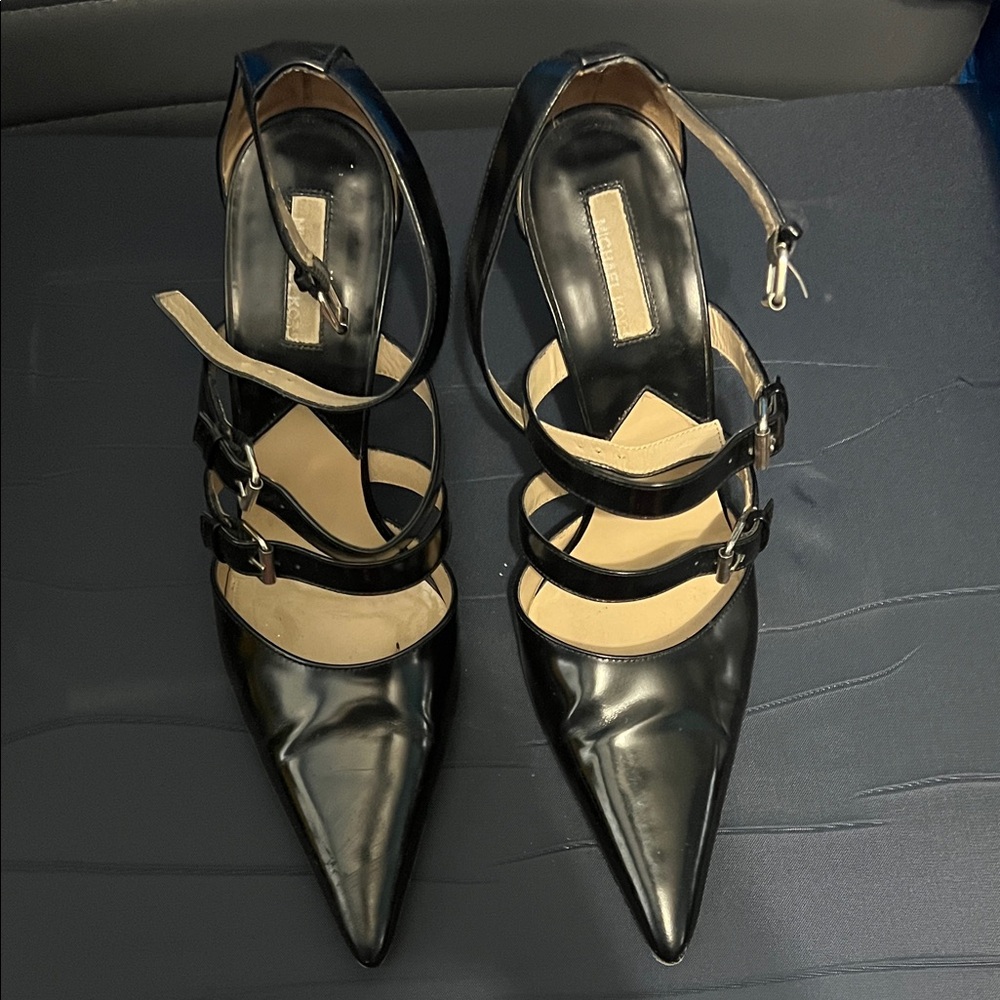 Michael Kors Black Strappy Heels